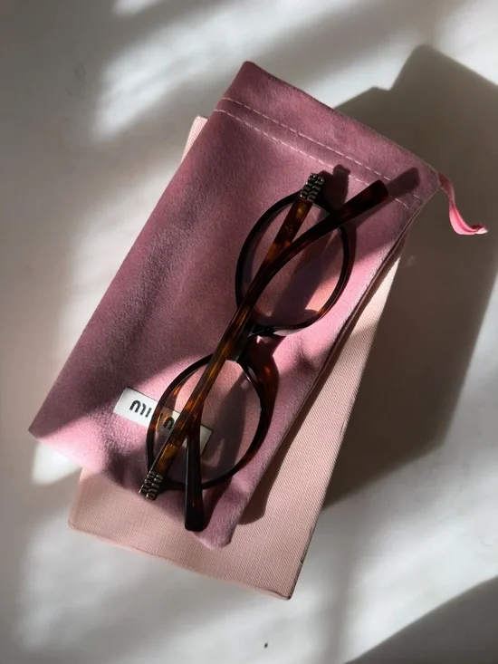 Authentic Miu Miu SMU04Z Round Eyeglasses Tortoise Made in Italy - Picture 3 of 11